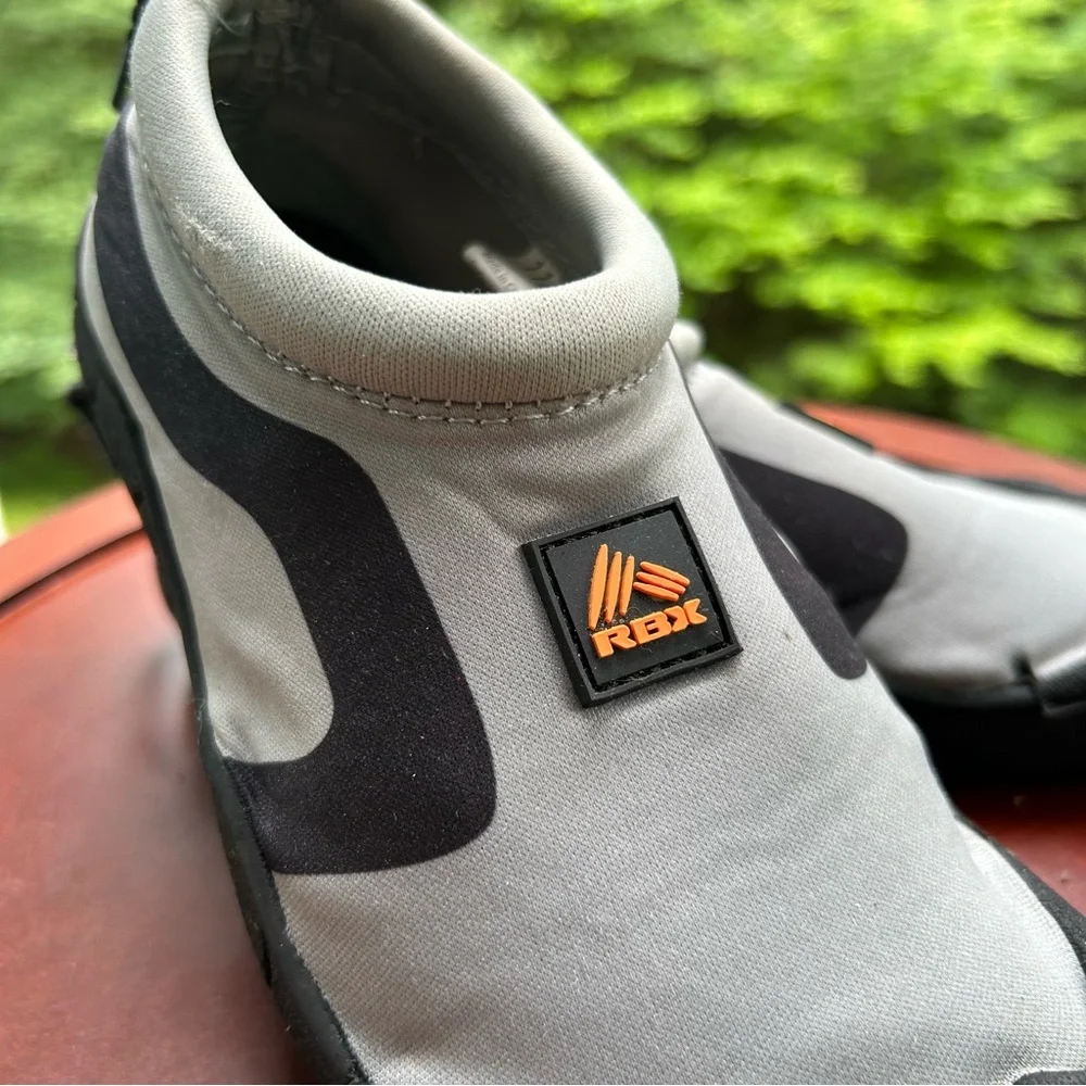 RBX Kids Water Shoes | Size 11/12 | Gray & Black | Pool, Creek & Beach Fun